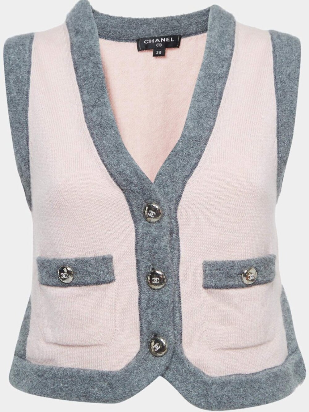 Chanel Cashmere Sweater Vest